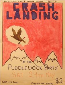 Crash Landing - Puddldock Poster